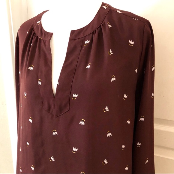 Loft long sleeve floral blouse - Picture 3 of 7